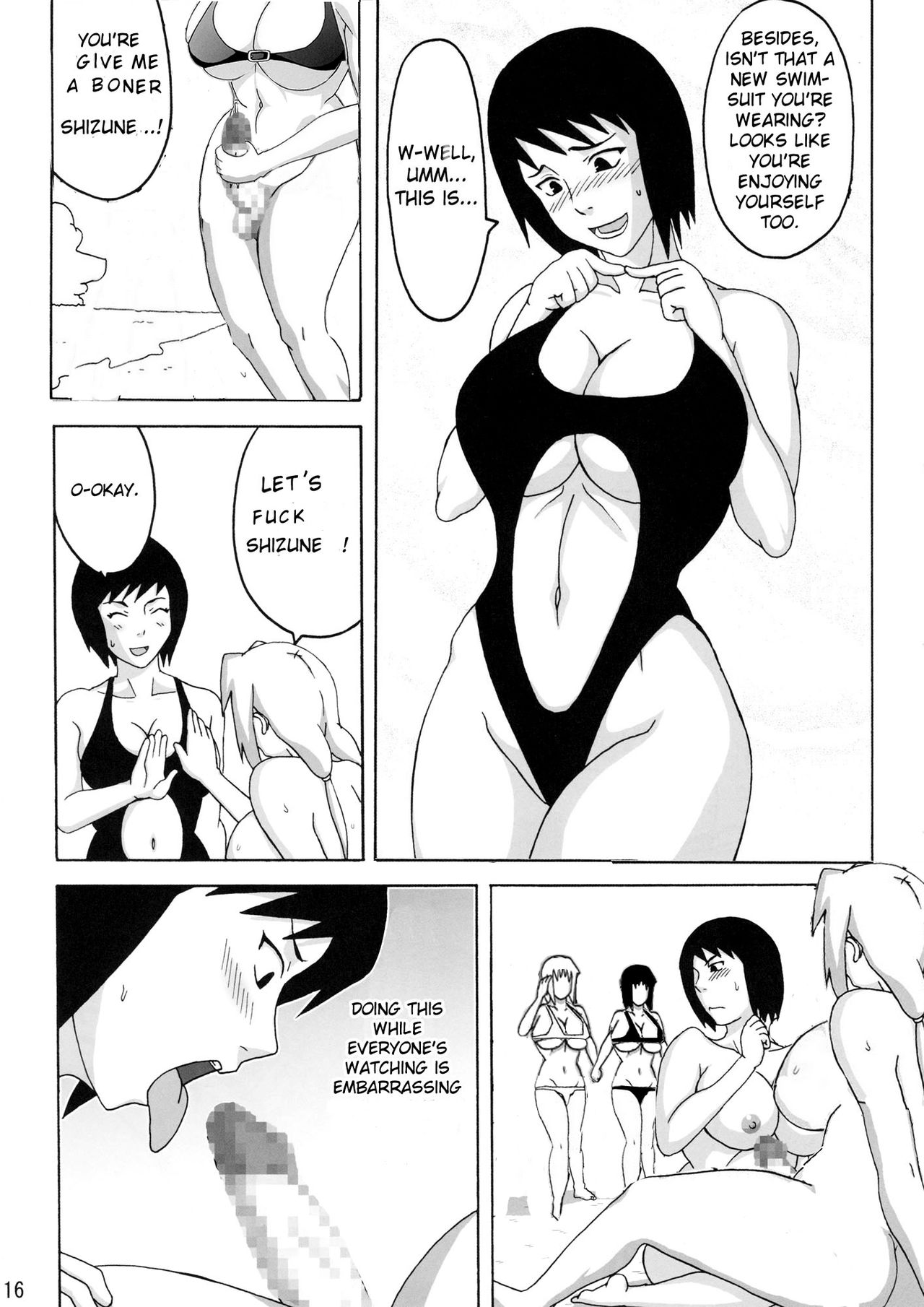Konoha Girls In The Beach Naruto 05